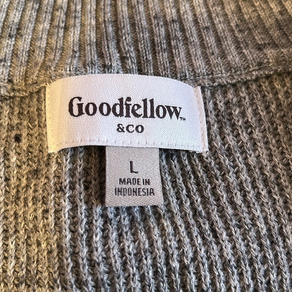 Grey cardigan size L - Picture 2 of 4